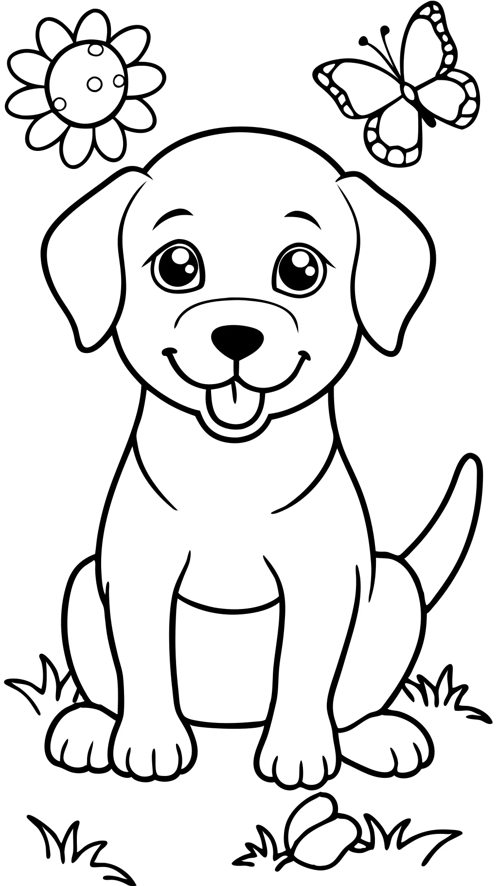 Mignon chiot labrador coloriage de chien coloriage de chien labrador